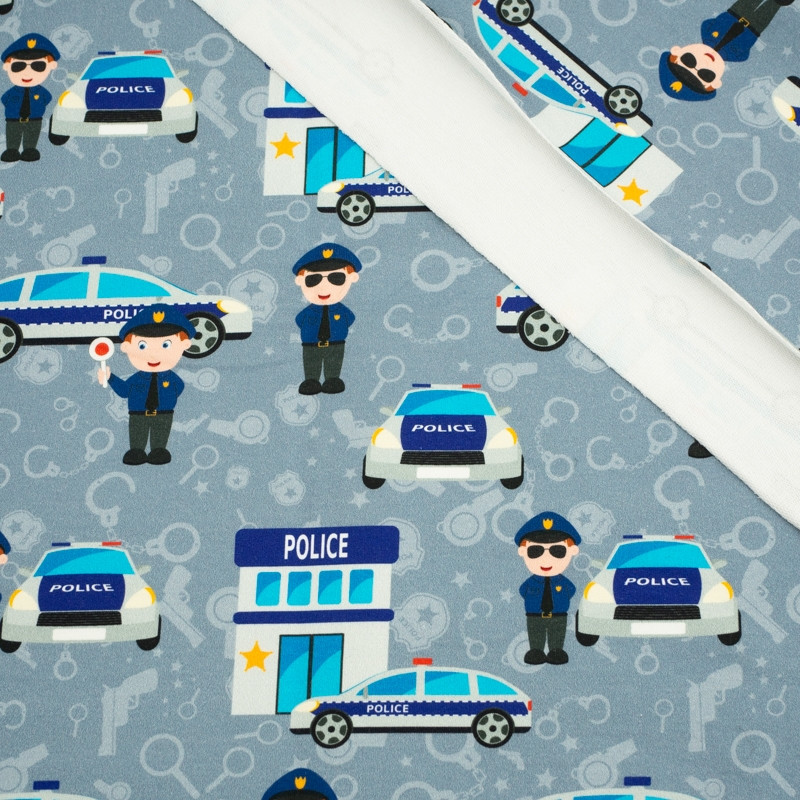 POLICIE / tmavě šedá - teplákovina POLICIE / tmavě šedá - teplákovina