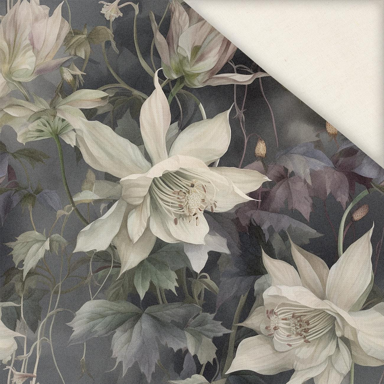 PASTEL FLOWERS WZ.1- Slub Weave