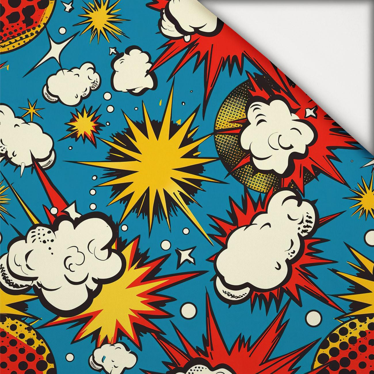 RETRO COMICS Vz.4 - lehký, česaný úplet RETRO COMICS Vz.4 - lehký, česaný úplet