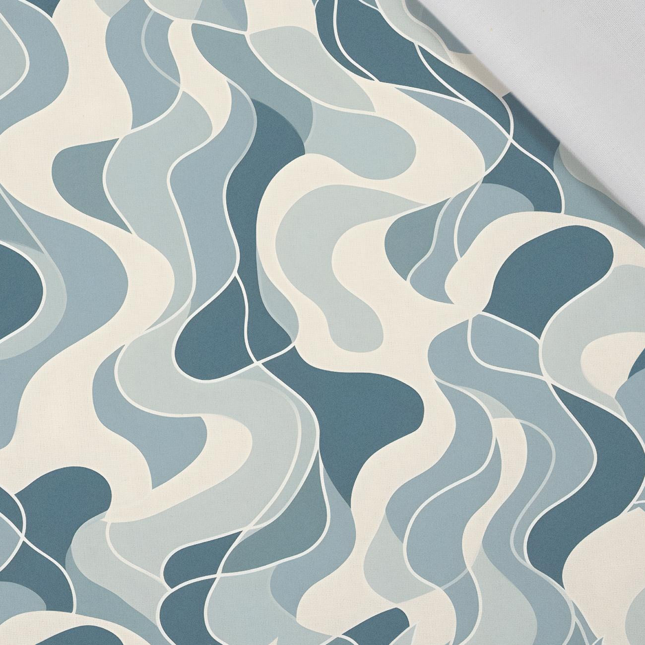 RETRO FLORAL - tkanina bawełniana RETRO FLORAL - tkanina bawełniana