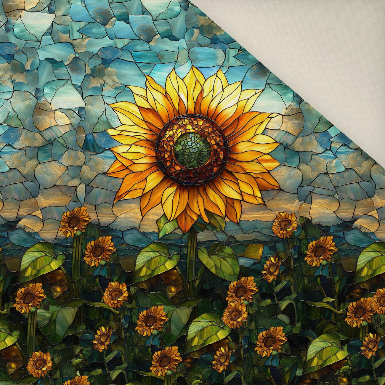 STAINED GLASS WZ.10 - panel (60cm x 50cm) Potahový velur STAINED GLASS WZ.10 - panel (60cm x 50cm) Potahový velur