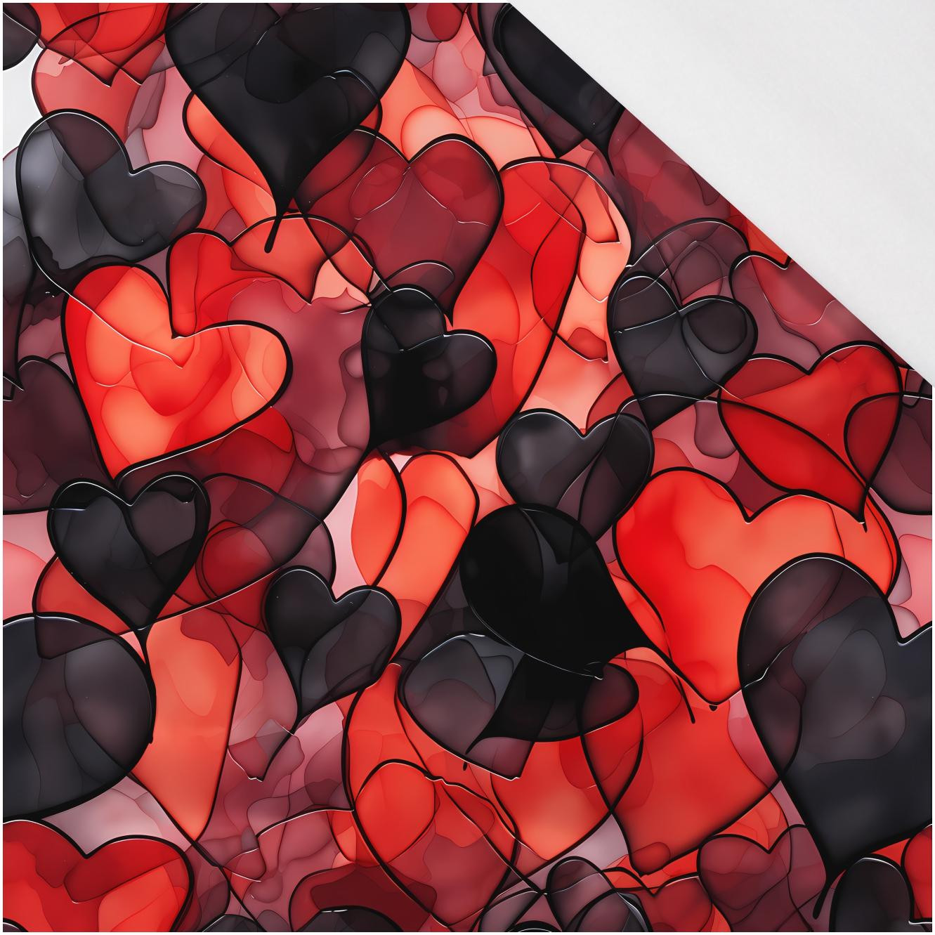 VALENTINE'S DAY 19- single jersey s elastanem ITY