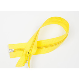 Spirálový zip 50cm dělitelný - žlutý