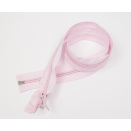 Spirálový zip 65cm dělitelný- růžově pudrový