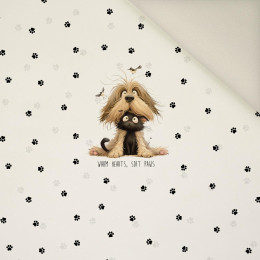CUTE ANIMALS wz.10 - panel (60cm x 50cm)  Potahový velur 