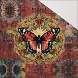 ANIMALS MANDALA wz.11 - panel (60cm x 50cm) teplákovina počesaná s elastanem ITY
