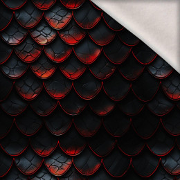 ANIMAL SKIN wz.11 - teplákovina počesaná s elastanem ITY