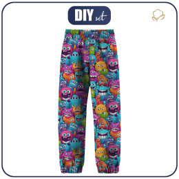 SOFTSHELLOVÉ DĚTSKÉ KALHOTY (YETI) - CRAZY MONSTERS VZ. 3