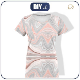 DÁMSKÉ TRIČKO - AKVARELY vz. 4 - single jersey