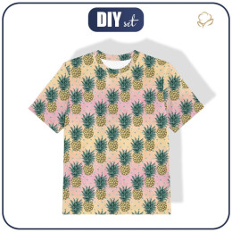 DĚTSKÉ TRIČKO - TROPICKÉ ANANASY - single jersey