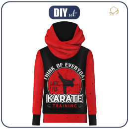 UNISEX HYDROFOBNÍ MIKINA UNISEX - KARATE TRAINING - Sada šití