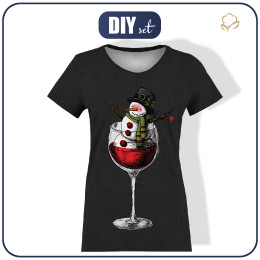 DÁMSKÉ TRIČKO - TIPSY SNOWMAN - single jersey ITY