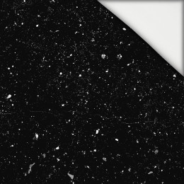 BETON / černá  - lehký, česaný úplet