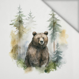 WATERCOLOR BEAR - Panel (75cm x 80cm) lycra 300g