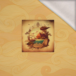 TRAVEL TIME VZ. 11 - panel (60cm x 50cm) teplákovina počesaná s elastanem ITY