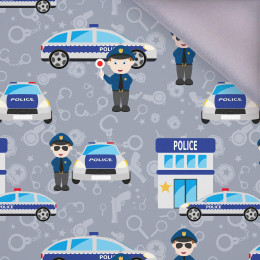 POLICIE/ tmavě šedý - softshell
