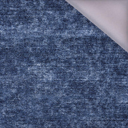 ROZŘEZANÝ JEANS (tmavomodrá) - softshell