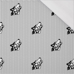WOLF / NOČNÍ VOLÁNÍ / bílá - single jersey 