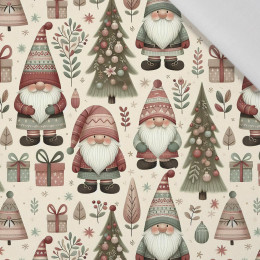 GNOMES CHRISTMAS WZ.1 - tkanina bawełniana
