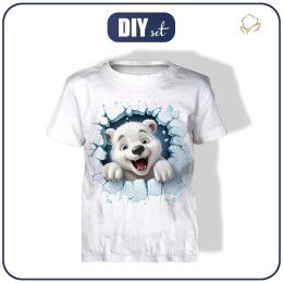 DĚTSKÉ TRIČKO - HAPPY BEAR - Sada šití