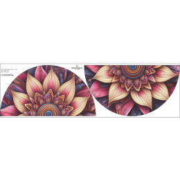 COLORFUL FLOWERS vz.4- panel pro kruhovou sukni
