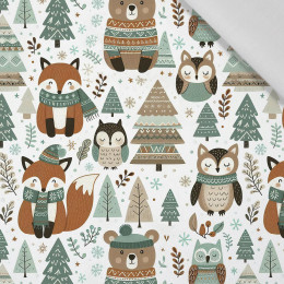 WINTER ANIMALS WZ.1 - tkanina bawełniana