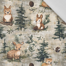 WINTER ANIMALS WZ.3 - tkanina bawełniana