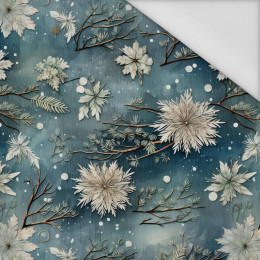 WINTER FLOWERS WZ.8 - tkanina wodoodporna