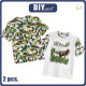 2-PACK - DĚTSKÉ TRIČKO - PANDY A DINO - Sada šití