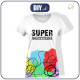 DÁMSKÉ TRIČKO - SUPER NAUCZYCIELKA - single jersey