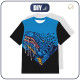 DĚTSKÉ TRIČKO - BLUE DRAGON VZ. 2 / černá - single jersey ITY