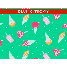 ZMRZLINA / zelený - Viskózový úplet WE210