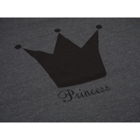 PRINCESS (černý) "L" / grafitový - panel úplet TE210