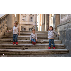 PASTELOVÁ ZIMA / B-00 bílá - teplákovina PE240