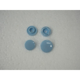 Patentky  KAM T8, plastové západky 14mm - BABY BLUE10 sad