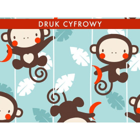 OPICÍ HÁJ / aqua - teplákovina 