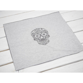 LEBKA (ETNO) "M" / melír světle šedý - panel, teplákovina PE240