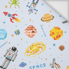 VESMÍR VZ. 5 ( RETRO ) / blankytný - teplákovina