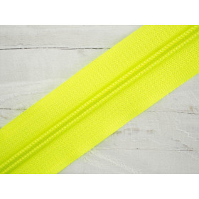 Stuha pro spirální zip 5mm  neon žlutý- 1003