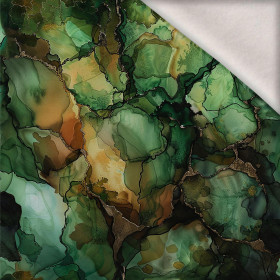 alcohol ink wz.14 - teplákovina počesaná s elastanem ITY