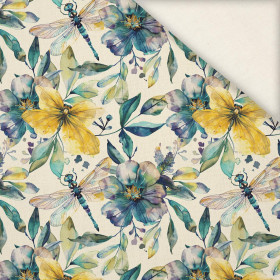 Butterfly & Flowers wz.8- Slub Weave