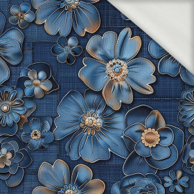 DENIM FLOWERS wz.1 - teplakovina