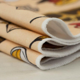 KOUZELNÝ MIX VZ. 3 (KOUZELNÁ ŠKOLA) / béžová - Organická Teplákovina