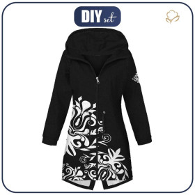DÁMSKÁ BUNDA PARKA (ANNA) - DAMASCO OBRYS / černy - softshell