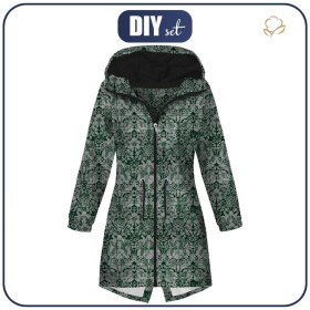 DÁMSKÁ BUNDA PARKA (ANNA) - KOUZELNÝ DAMASCO vz. 1 (KOUZELNÁ ŠKOLA) / modrá - softshell