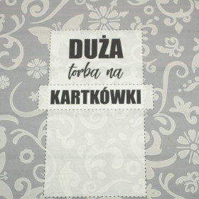 Duża torba na kartkówki / etno - panel tkanina bavlněná