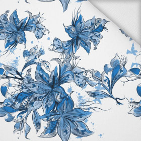 VANILKOVÉ KVĚTY (CLASSIC BLUE) - teplákovina