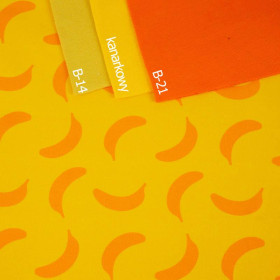 OPICÍ HÁJ / bananová - teplákovina 