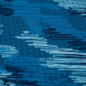 MORO - čmáranice / classic blue - teplákovina