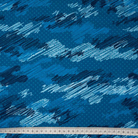 MORO - čmáranice / classic blue - teplákovina